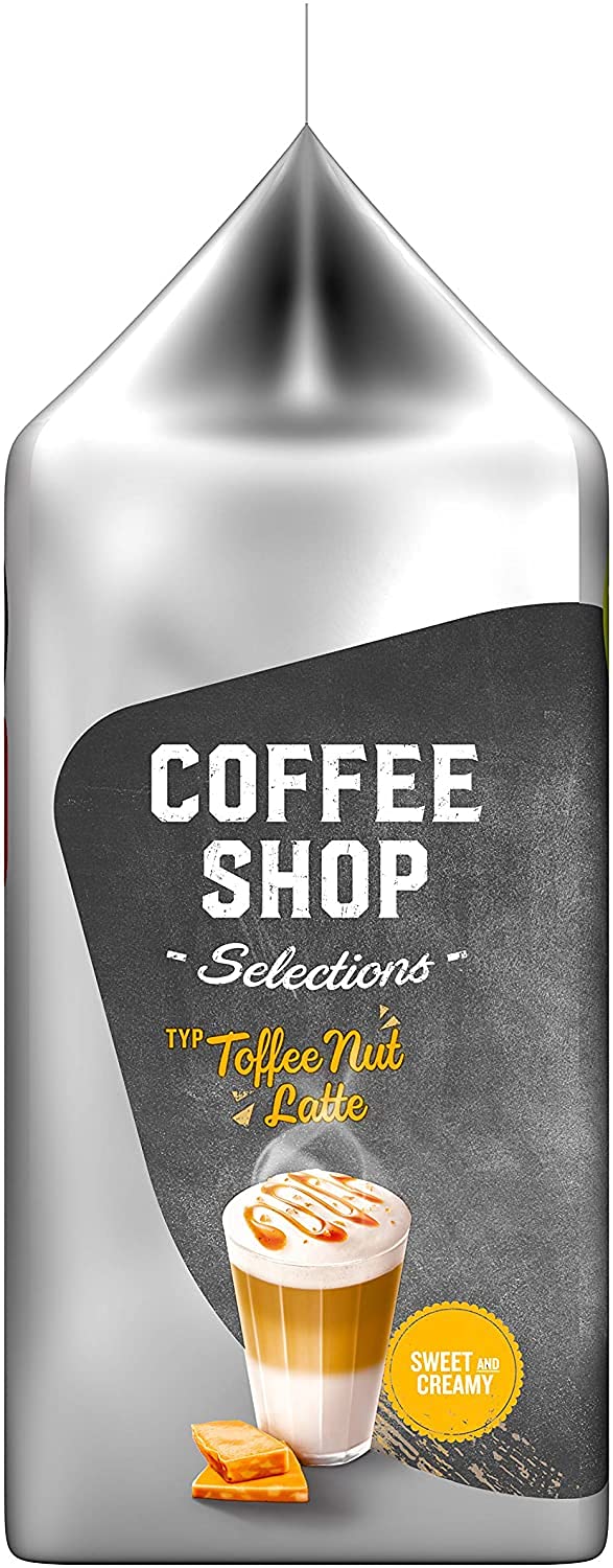 New Toffee Nut Latte by Tassimo 8 x T-Discs