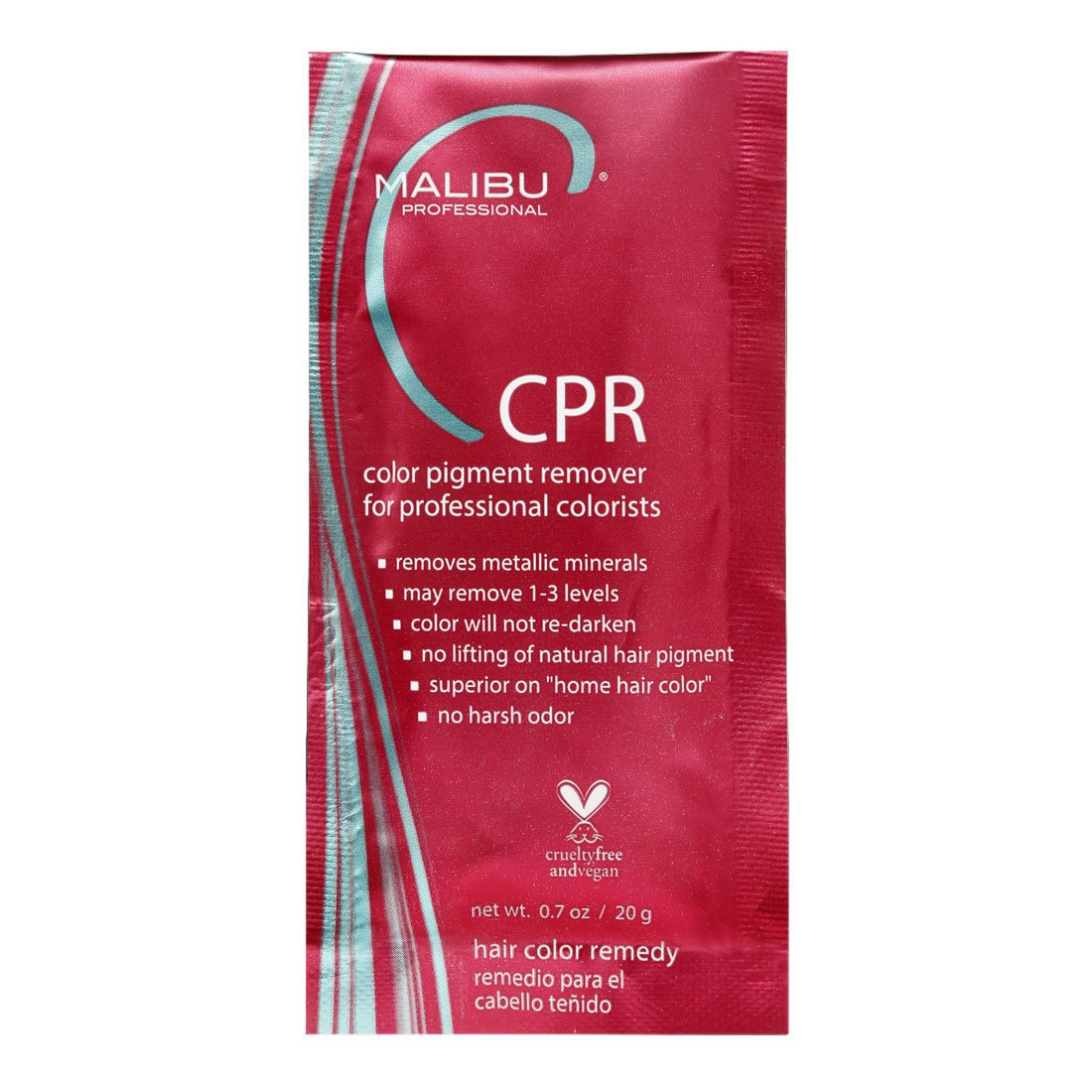 MALIBU C CPR Color Pigment Remover 1 packet .7 oz by Malibu Wellness