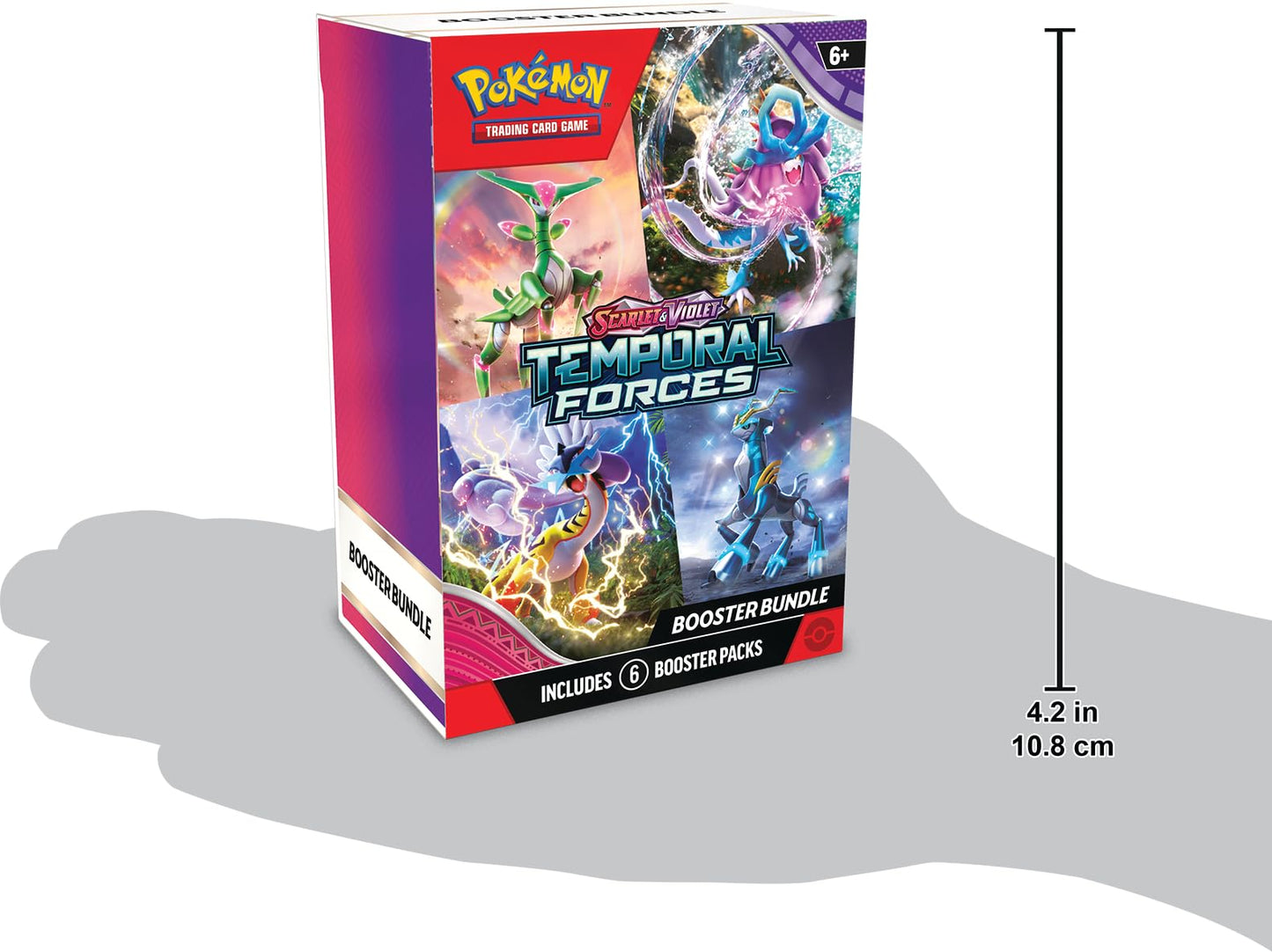 Pokémon TCG: Scarlet & Violet—Temporal Forces Booster Bundle (6 Booster Packs)