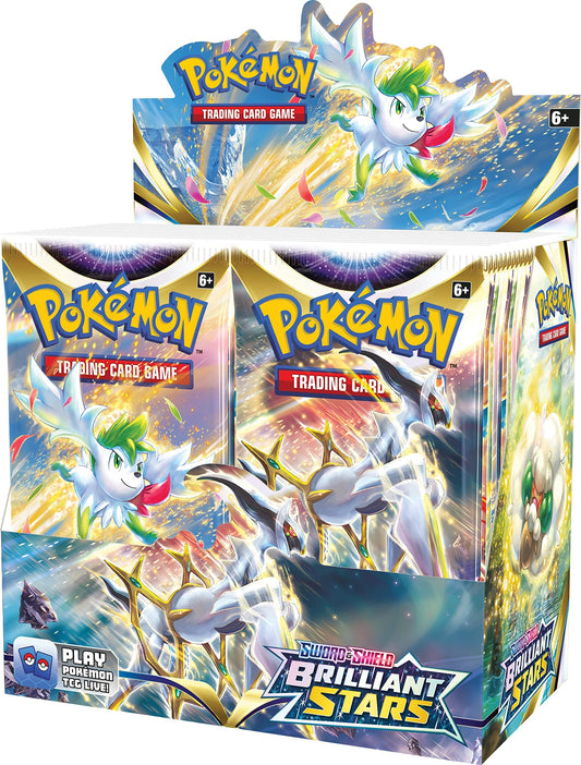 Pokémon TCG: Sword & Shield - Brilliant Stars Booster Display Box (36 Packs), language: English