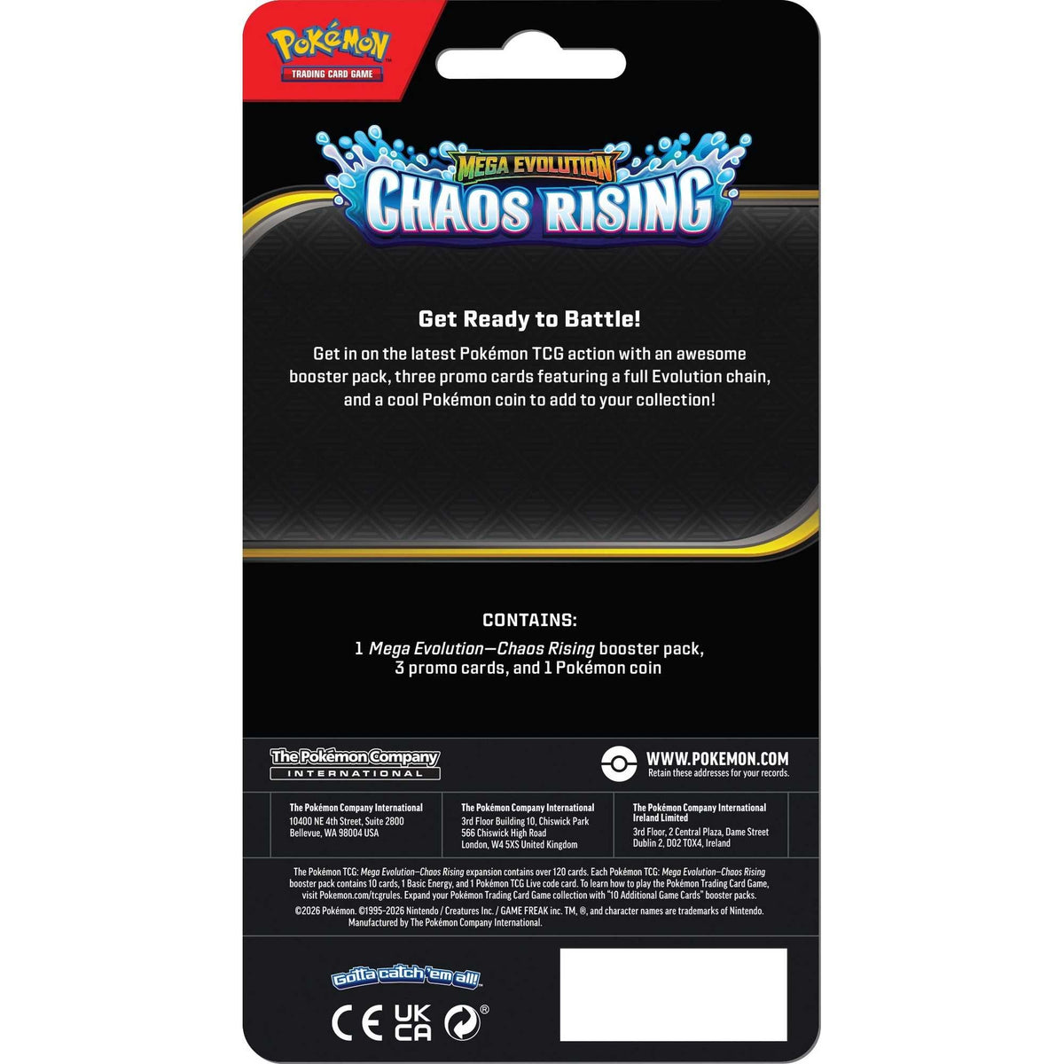 Pokémon TCG: Mega Evolution Chaos Rising - Premium Checklane CDU (12)
