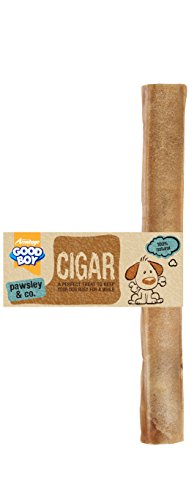 Good Boy - Rawhide Cigars - Dog Chews - Made From 100 Percent Natural Hide - Pack of 25 - Dog Treats Natural