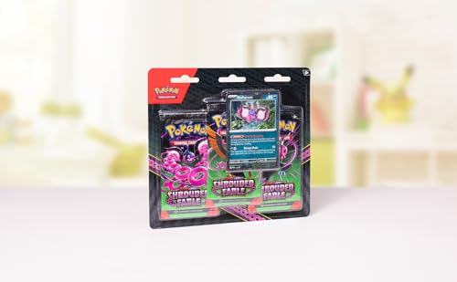 Pokémon TCG: Scarlet & Violet—Shrouded Fable 3-Pack Blister - Pecharunt (3 Booster Packs & Foil Promo Card)