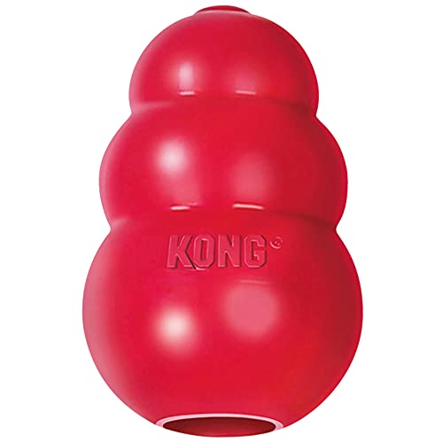 KONG - Classic Dog Toy - Durable Natural Rubber - Fun to Chew, Chase and Fetch - For Medium Dogs