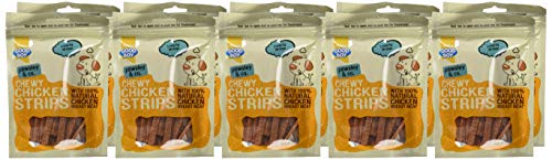 Good Boy - Chewy Chicken Strips - Dog Treats - Made with 100% Natural Chicken Breast Meat - 100 g ℮ - Wheat and Cereal Free Dog Treats - Case of 10