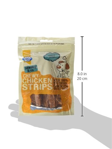 Good Boy - Chewy Chicken Strips - Dog Treats - Made with 100% Natural Chicken Breast Meat - 100 g ℮ - Wheat and Cereal Free Dog Treats - Case of 10