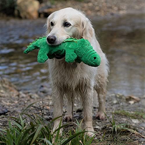 Petface Planet Carlos the Crocodile Eco Friendly Plush Dog Toy Made From Recycled Plastic Bottles