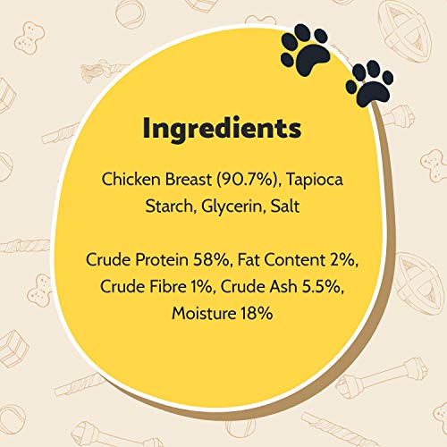 Good Boy - Chewy Chicken Fillets - Dog Treats - Made With 100% Natural Chicken Breast Meat - 320 Grams - Low Fat Dog Treats (Case of 3)