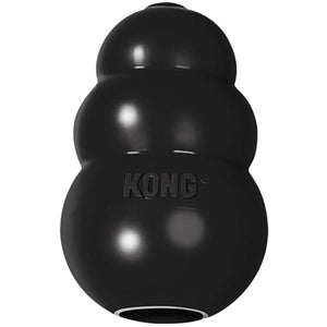 KONG - Extreme Dog Toy - Toughest Natural Rubber, Black - Fun to Chew, Chase and Fetch - for Medium Dogs