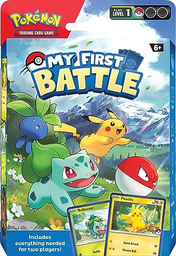 Pokémon TCG: My First Battle—Pikachu and Bulbasaur (2 ready-to-play mini decks & accessories)