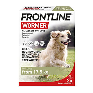 FRONTLINE WORMER - XL Worming Tablets for Dogs - 2 Tablets