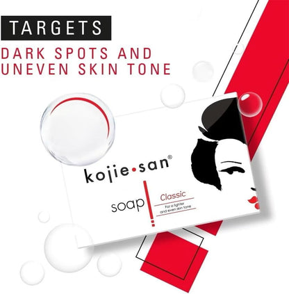 Kojie San Skin Lightening Soap - Classic 65g x3