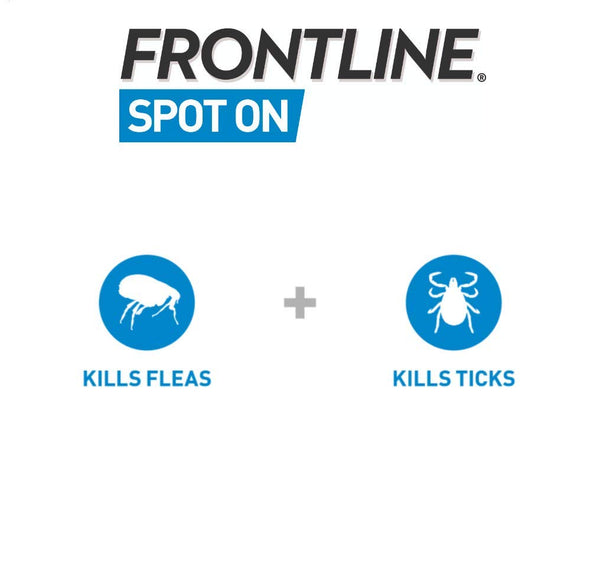 FRONTLINE Spot On Flea & Tick Treatment for Cats - 3 Pipettes