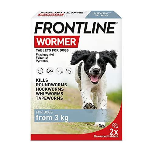 FRONTLINE WORMER - Worming Tablets for Dogs - 2 Tablets