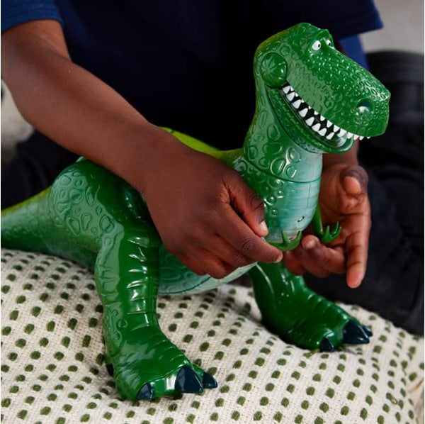 Disney Store Official Rex Interactive Talking Action Figure from Toy Story, 30cm/12”, Features 11+ English Phrases, Interacts with Other Figures and Toys, T-Rex, Moveable Head, Legs & Tail, Ages 3+