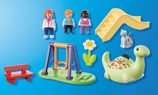 Playmobil 71157 1.2.3 Playground, with Swing and Slide