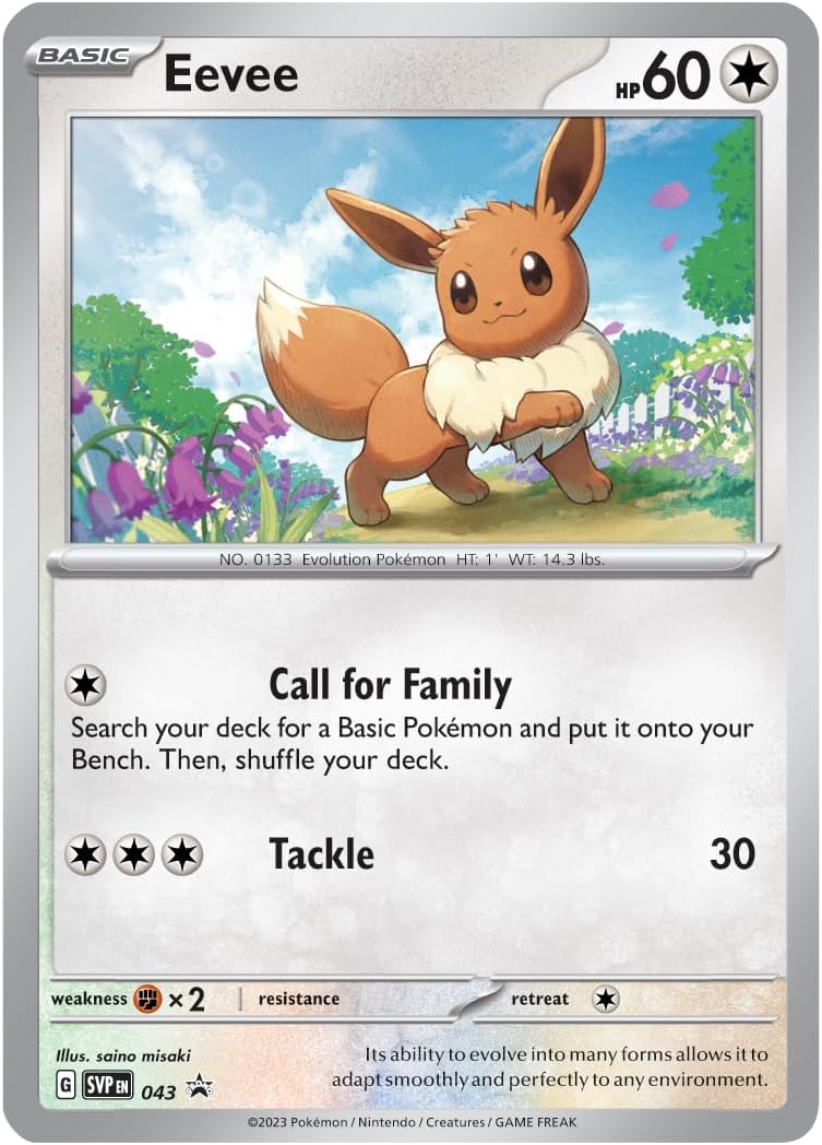 Pokémon TCG: Scarlet & Violet—Obsidian Flames Triple Pack—Eevee (3 Booster Packs & Foil Promo Card)