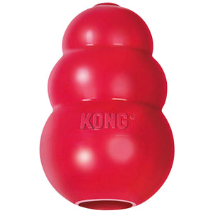 KONG - Classic Dog Toy - Durable Natural Rubber - Fun to Chew, Chase and Fetch - For Small Dogs