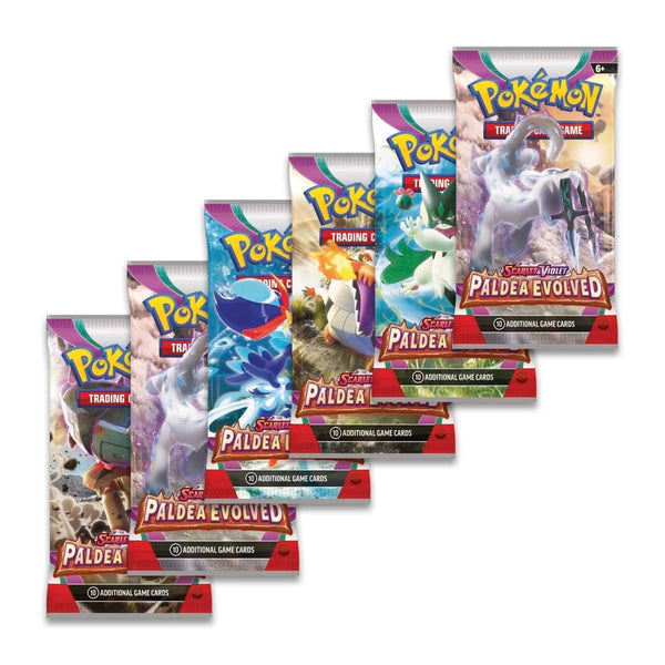 Pokémon TCG: Scarlet & Violet—Paldea Evolved Booster Bundle (6 Booster Packs)