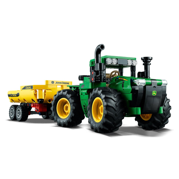 LEGO Technic John Deere 9620R 4WD Tractor Toy with Tipping Trailer, Classic Style Farm Toys for Kids, Boys & Girls 8 Plus Years Old, Collectible Model Building Set 42136