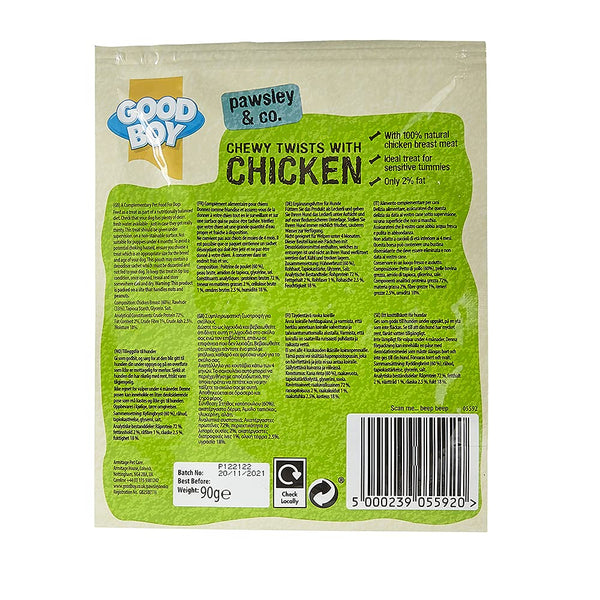 Good Boy Chewy Twisters With Real Chicken 90 g (Pack of 5)