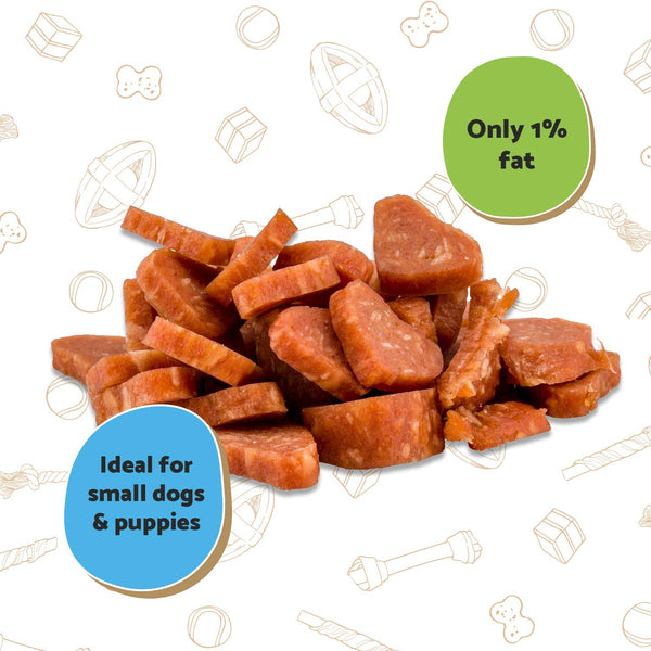 Good Boy - Bitesize Chicken Bites - Dog Training Treats - Made with Over 50% Natural Meat - 65 g ℮ - Low Fat Dog Treats - Case of 10