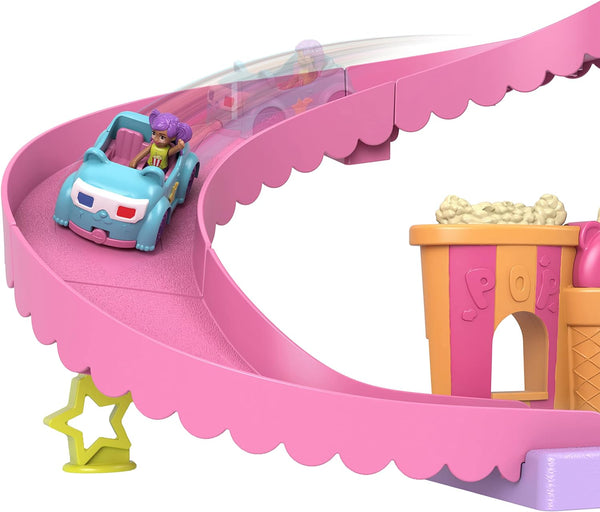 Polly Pocket Dolls, Pollyville Drive-In Movie Theatre Playset, HPV39