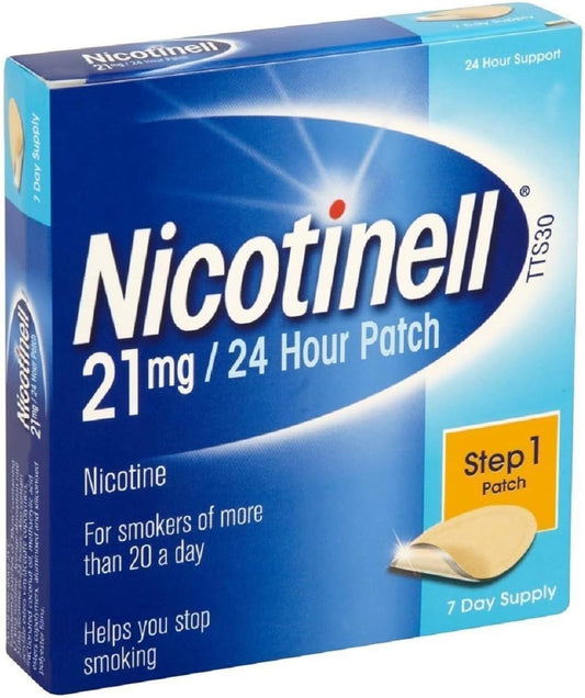 Nicotinell Nicotine Patch, Quit Smoking Aid Step 1 - product photo