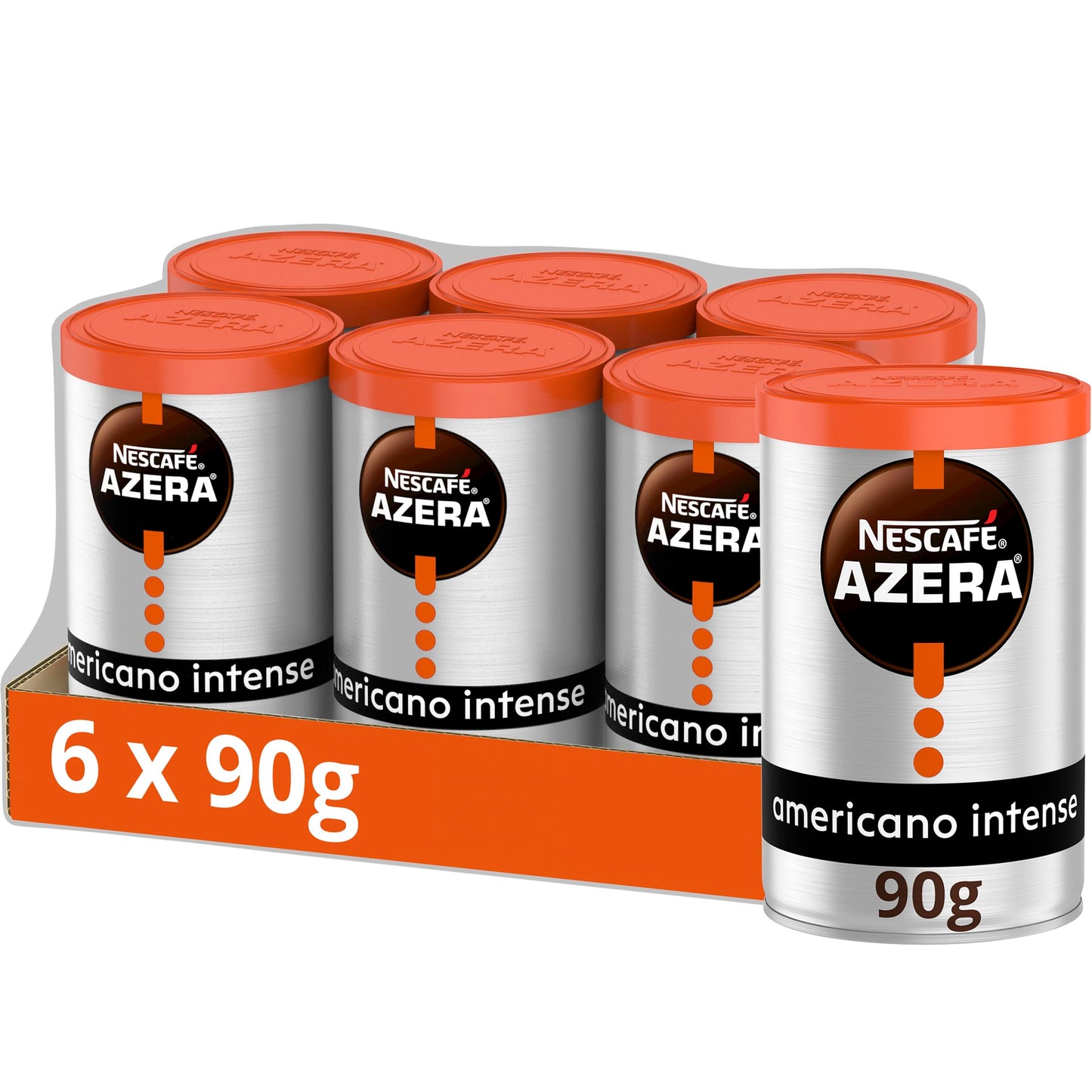 NESCAFÉ Azera Americano Intense Instant Coffee 90g pack of 6