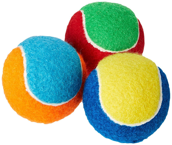 Petface Squeaky Tennis Balls for Dogs, All Breed Sizes (Pack of 3)