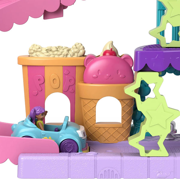 Polly Pocket Dolls, Pollyville Drive-In Movie Theatre Playset, HPV39