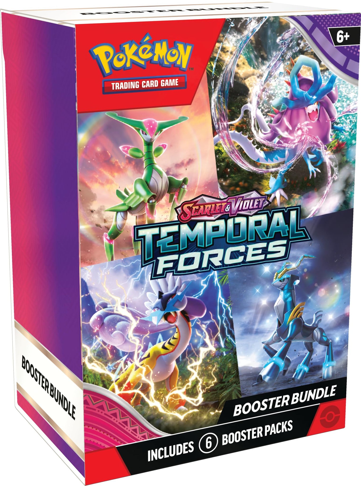 Pokémon TCG: Scarlet & Violet—Temporal Forces Booster Bundle (6 Booster Packs)