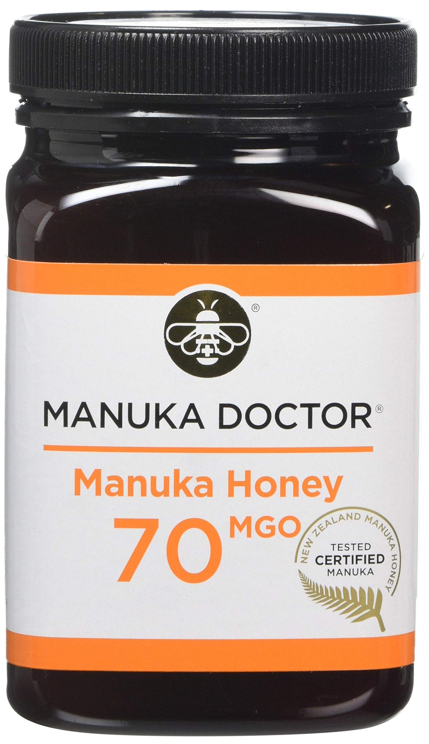Manuka Doctor 70 MGO Manuka Honey, 500 g