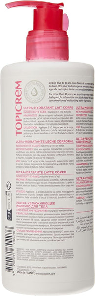 Topicrem Ultra-Moisturizing Body Milk 2 x 500ml