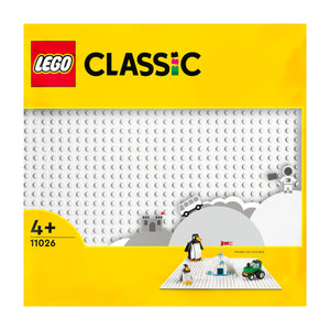 LEGO 11026 Classic White Baseplate Building Base, Construction Toy Square 32x32 Build and Display Board