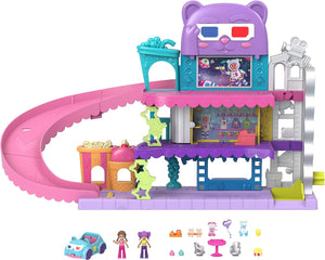 Polly Pocket Dolls, Pollyville Drive-In Movie Theatre Playset, HPV39