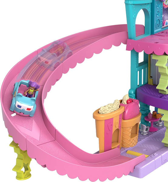 Polly Pocket Dolls, Pollyville Drive-In Movie Theatre Playset, HPV39