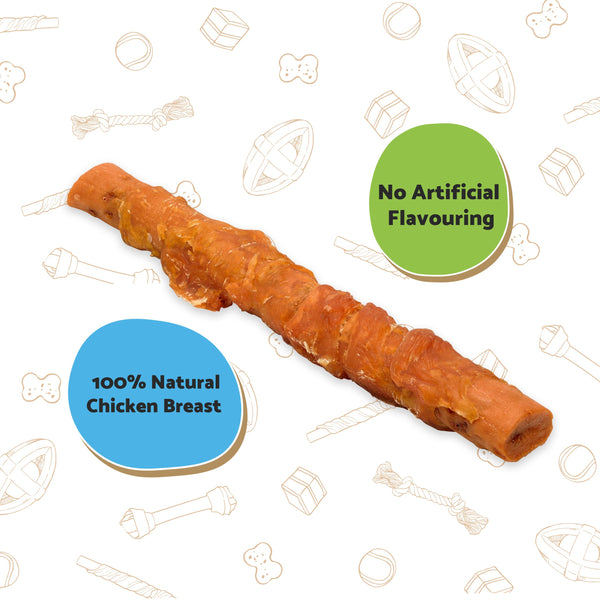 Good Boy - Mega Chewy Chicken With Carrot Stick -Case of 14, 100 g (Pack of 1)