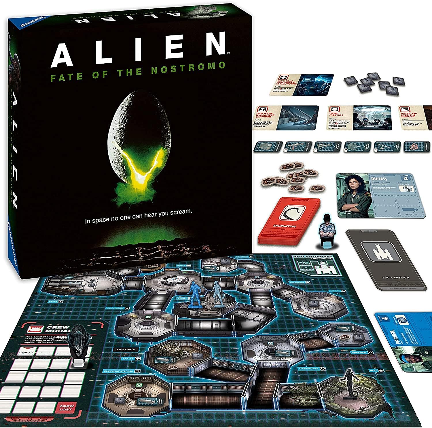 Ravensburger Alien Fate of the Nostromo - Strategy Board Games - product photo
