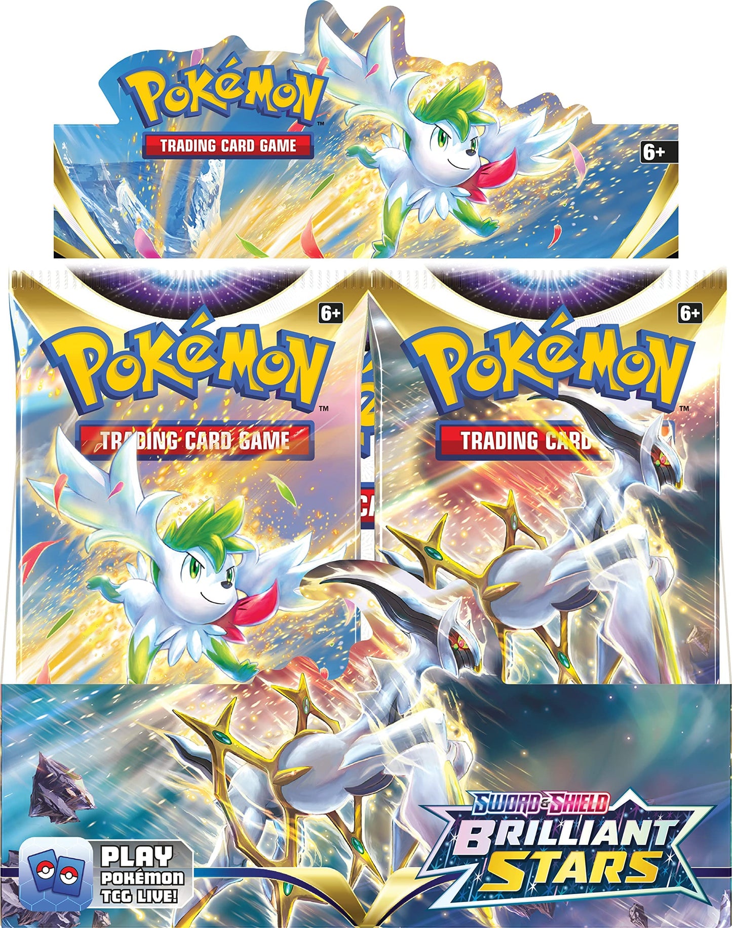 Pokémon TCG: Sword & Shield - Brilliant Stars Booster Display Box (36 Packs), language: English