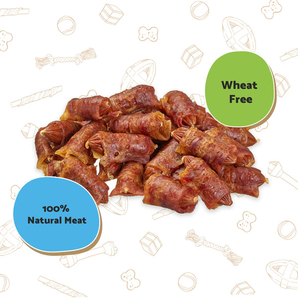 Good Boy Pigs in Blankets - Natural Dog Treats - Wheat Free Recipe - Bulk Box - 3 x 320g