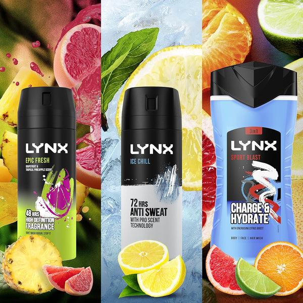 LYNX Mixed Trio bodywash