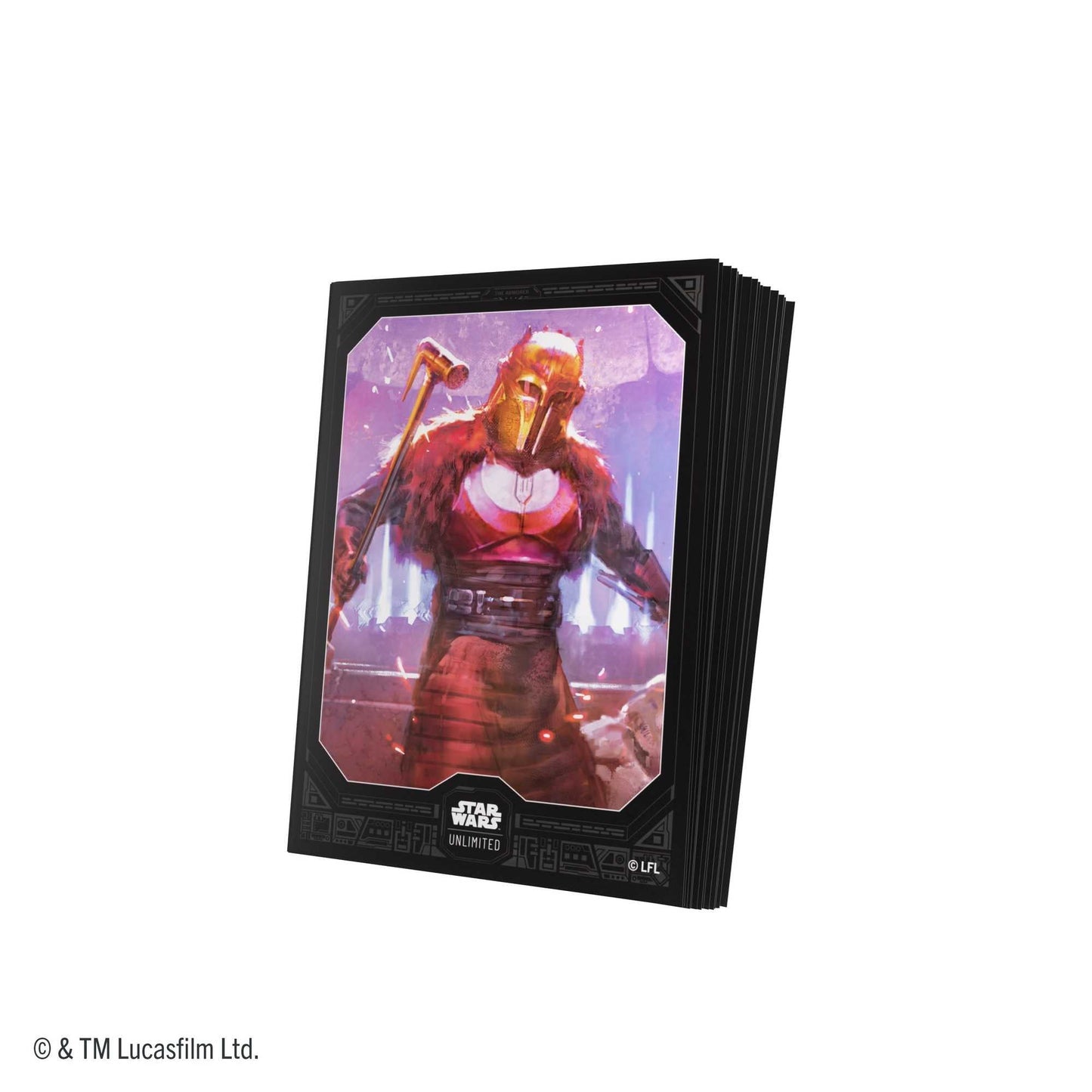 Star Wars: Unlimited Premium Art Sleeves - The Armorer