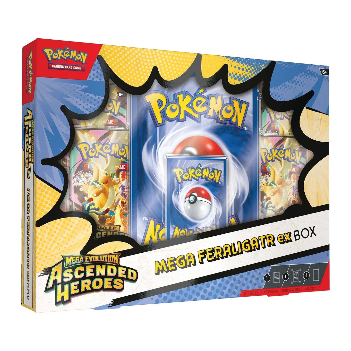 Pokémon TCG: Mega Evolution Ascended Heroes - Mega Feraligatr ex Box - product photo