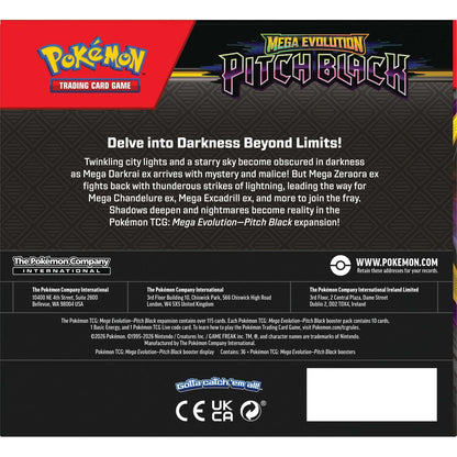 Pokémon TCG: Mega Evolution Pitch Black - Booster Display