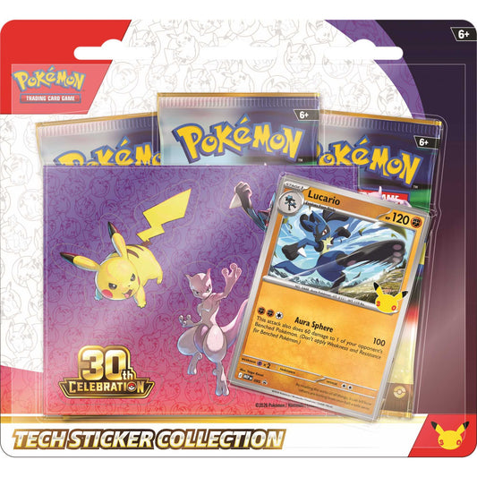 Pokémon TCG: Tech Sticker Collection - Assorted 30th Celebration