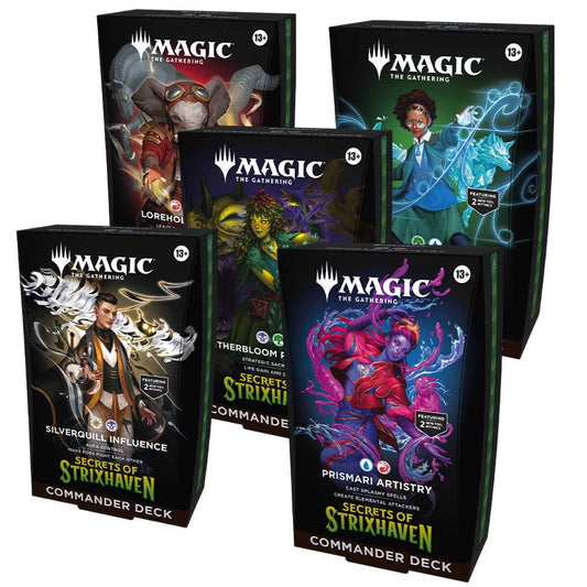 Magic: The Gathering - Secrets of Strixhaven Commander Deck Display (5)