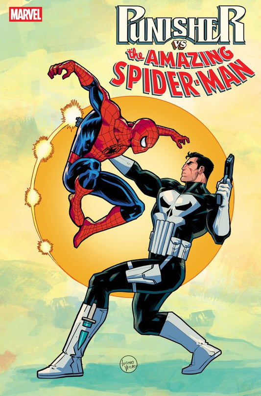 Punisher vs Spider-Man #3 1:25 Luciano Vecchio Variant