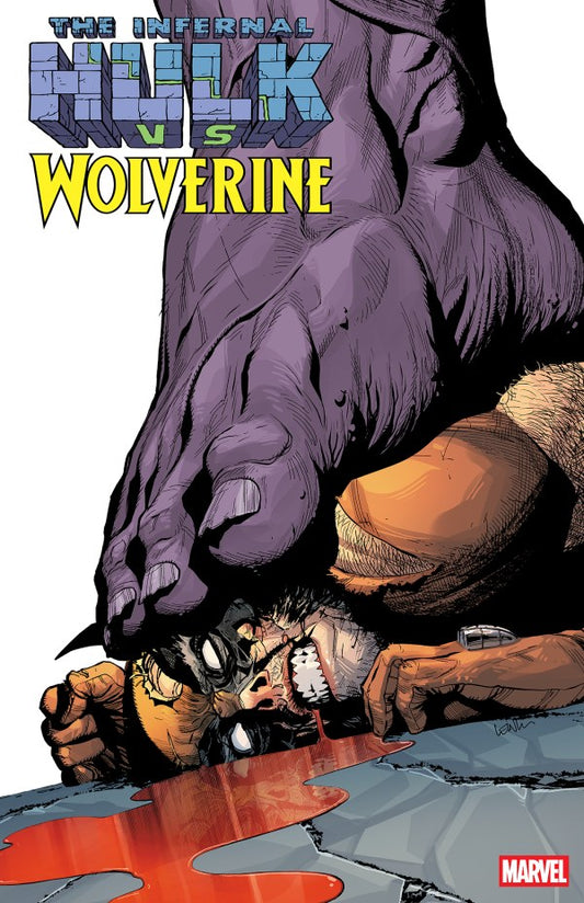 Infernal Hulk vs Wolverine #1 (Cover E - Leinil Yu Variant)