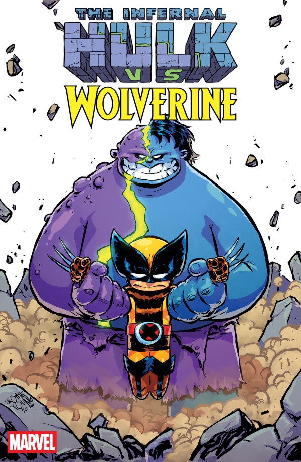 Infernal Hulk vs Wolverine #1 (Cover B - Skottie Young Variant)